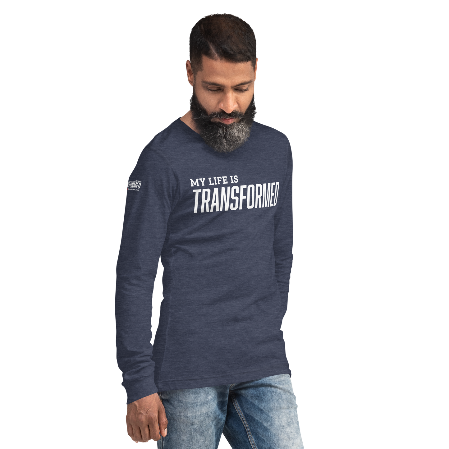 Long Sleeve Tee - "My Life is Transformed"