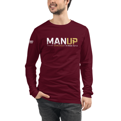 Long Sleeve Tee - "Man Up"