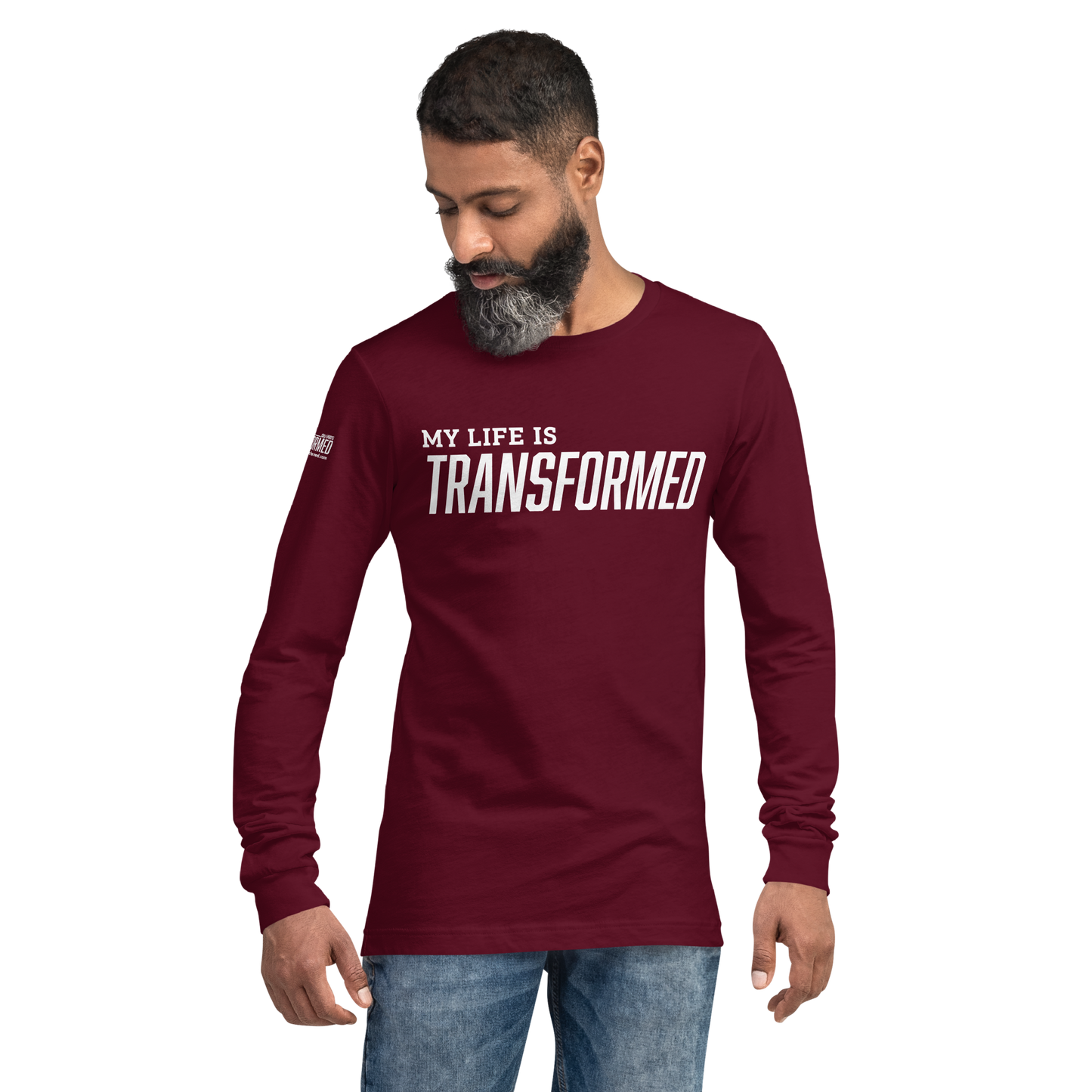 Long Sleeve Tee - "My Life is Transformed"