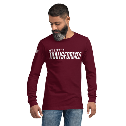 Long Sleeve Tee - "My Life is Transformed"