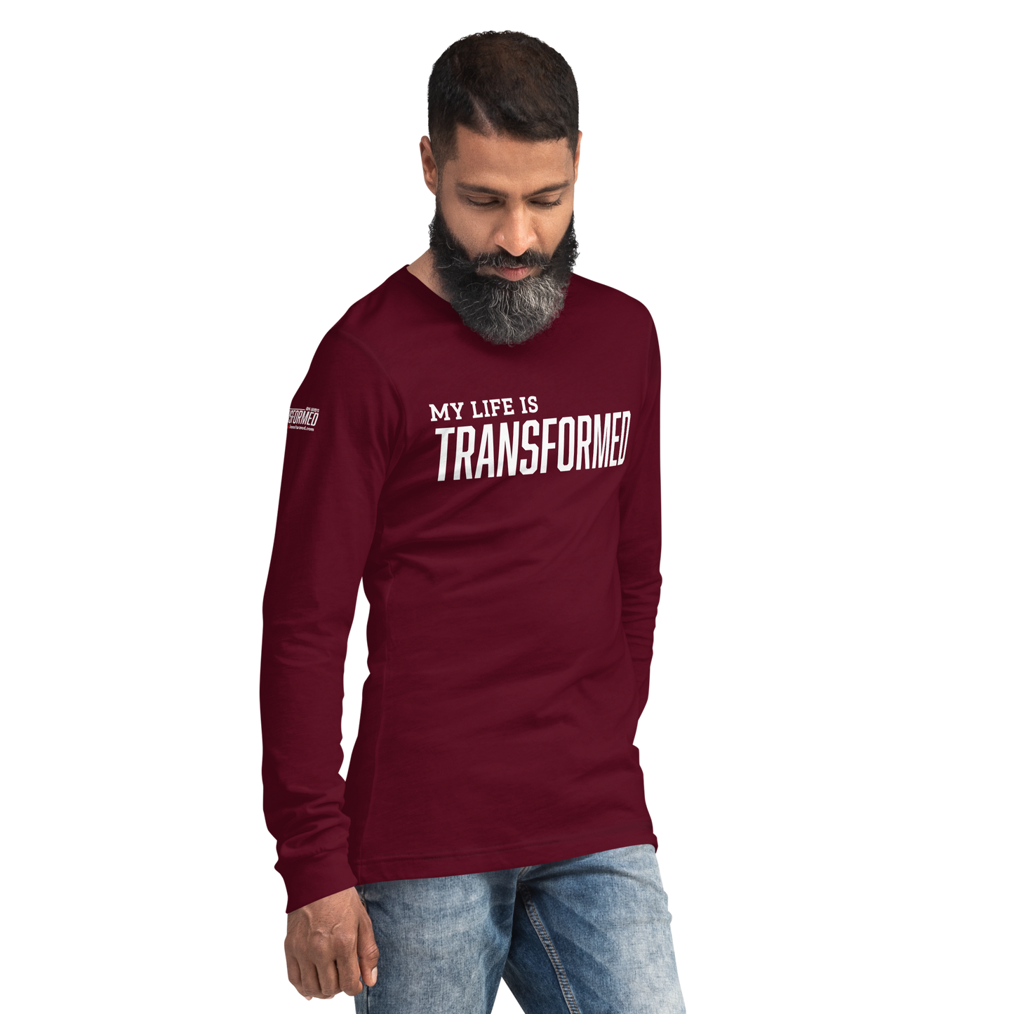 Long Sleeve Tee - "My Life is Transformed"