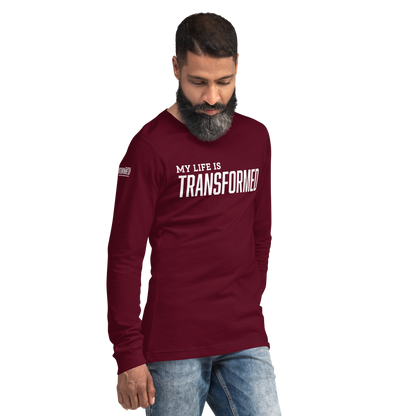 Long Sleeve Tee - "My Life is Transformed"