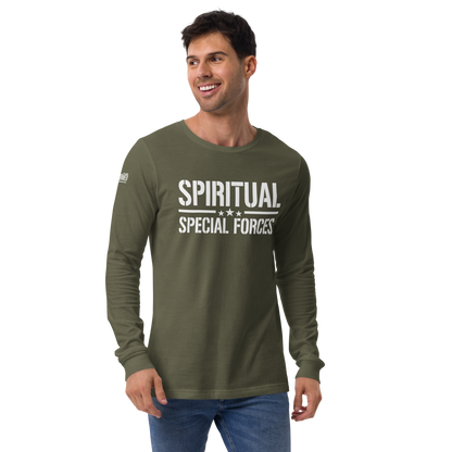 Long Sleeve Tee - "Spiritual Special Forces" - Many Sizes & Colors