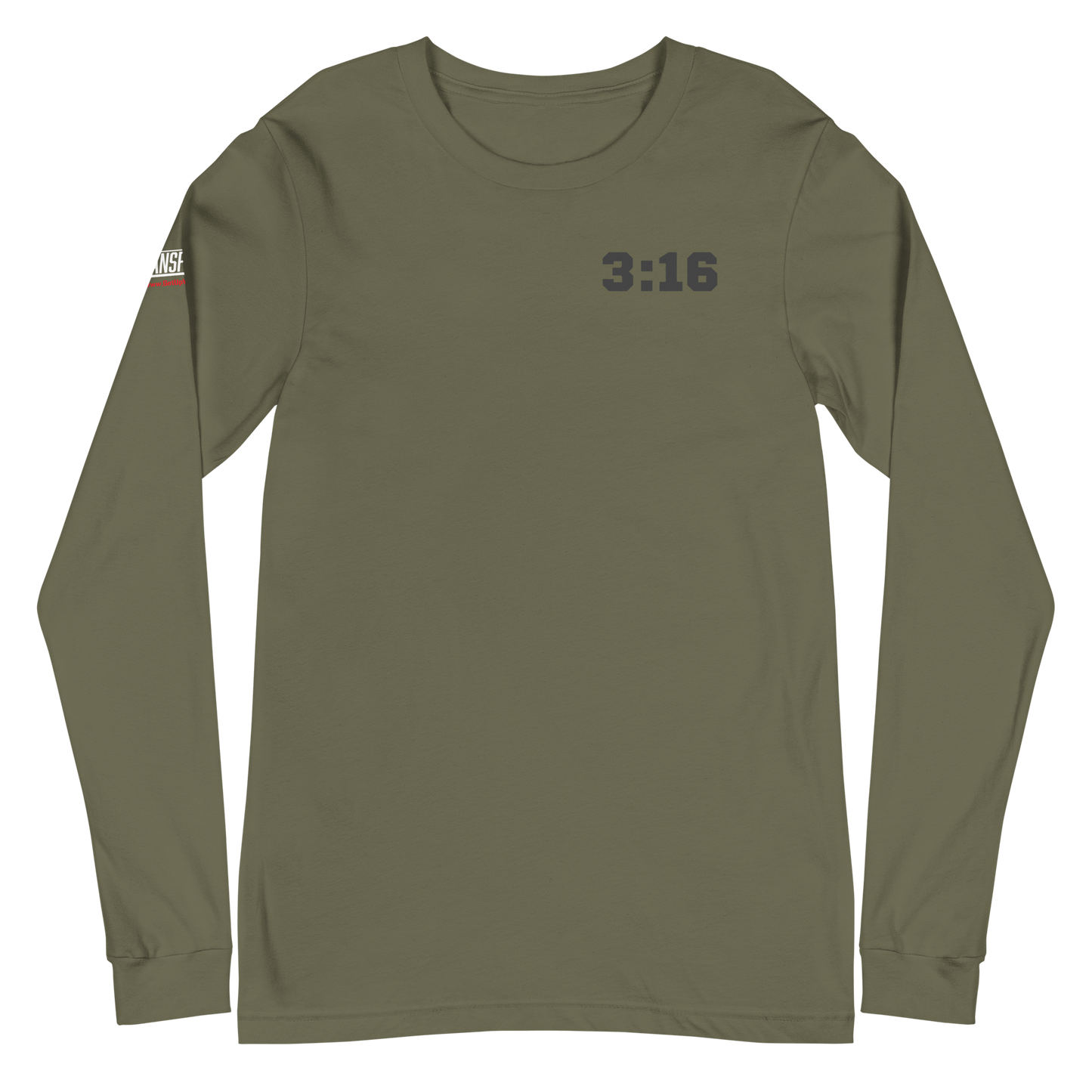 Long Sleeve Tee - "Scripture Theme - 3:16 " - Many Sizes & Colors