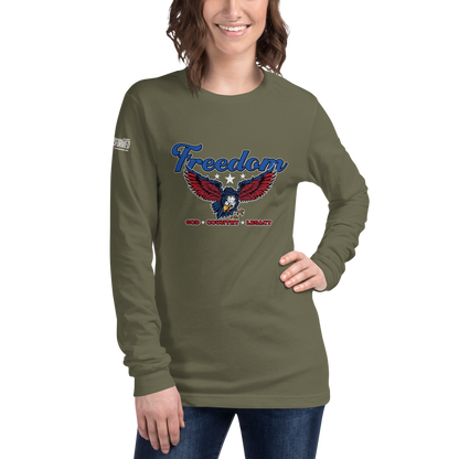 Long Sleeve Tee - ""Freedom - God - Country Legacy"