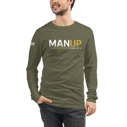 Long Sleeve Tee - "Man Up"