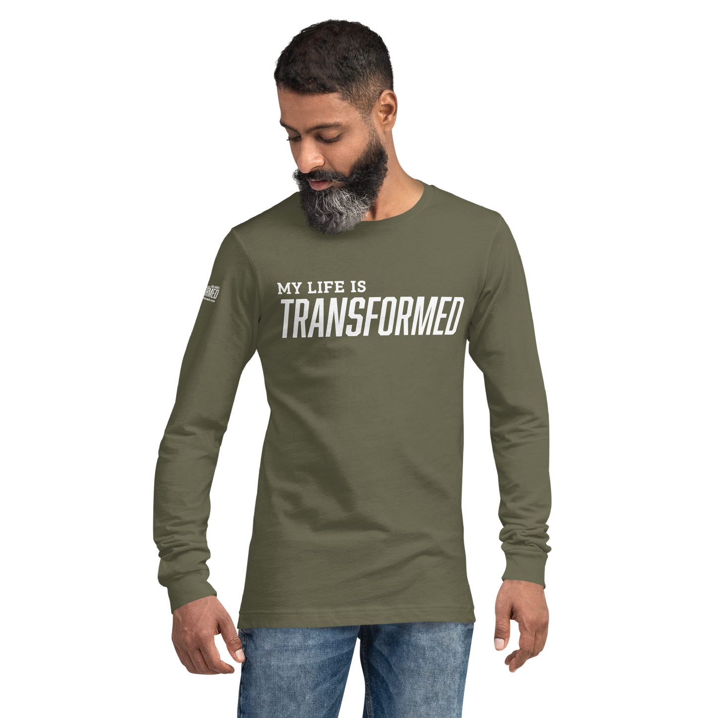 Long Sleeve Tee - "My Life is Transformed"