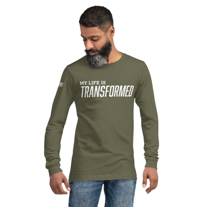 Long Sleeve Tee - "My Life is Transformed"