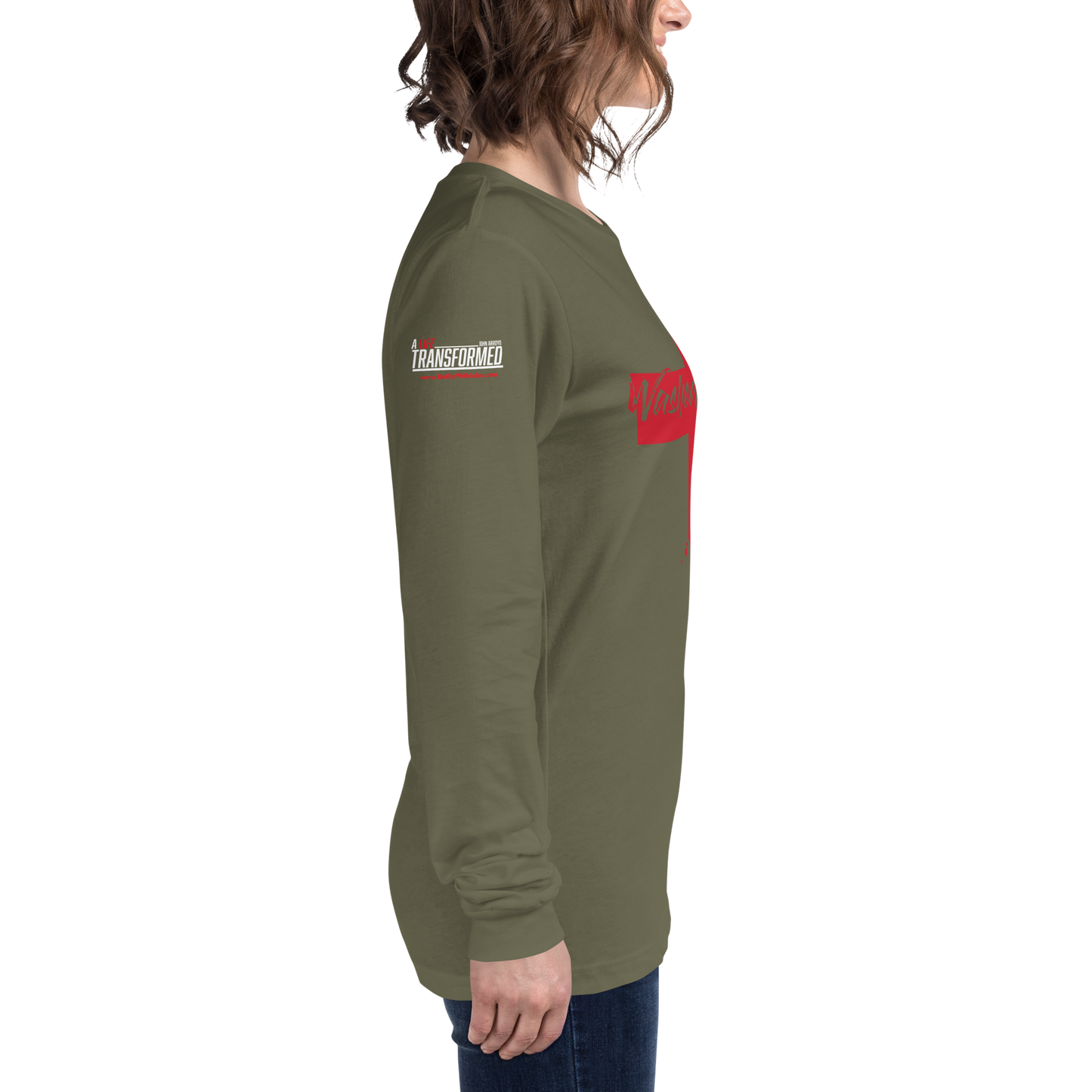 Long Sleeve Tee - "Washed in the Blood"