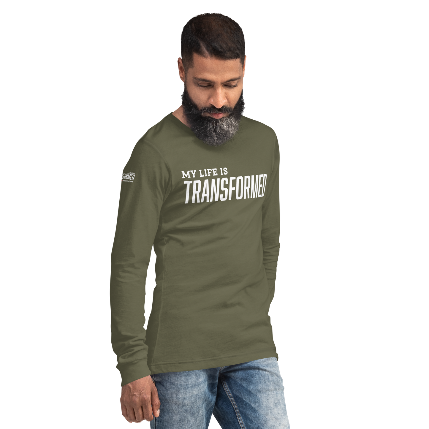 Long Sleeve Tee - "My Life is Transformed"