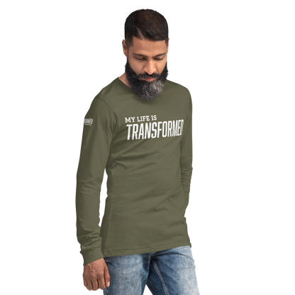 Long Sleeve Tee - "My Life is Transformed"