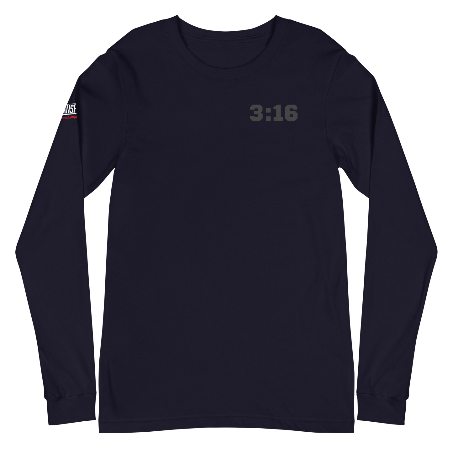 Long Sleeve Tee - "Scripture Theme - 3:16 " - Many Sizes & Colors
