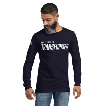 Long Sleeve Tee - "My Life is Transformed"