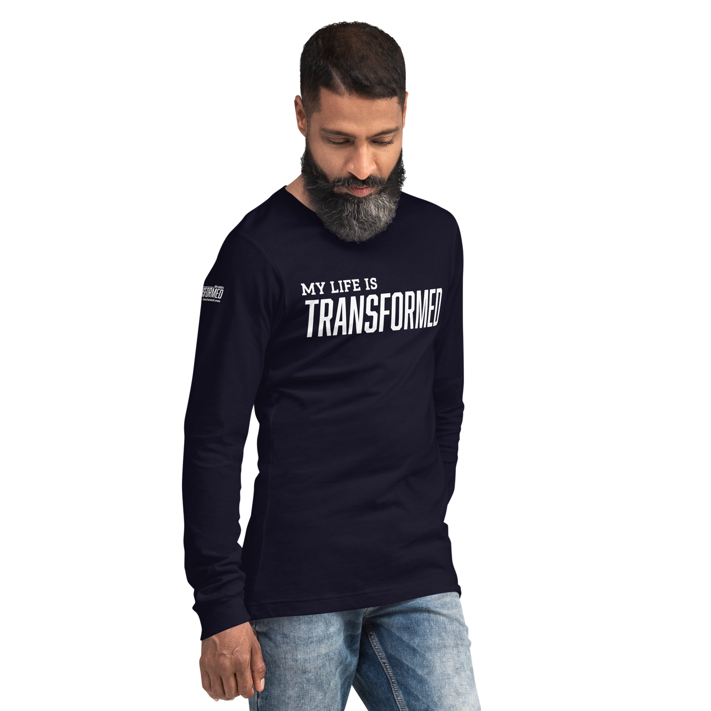 Long Sleeve Tee - "My Life is Transformed"