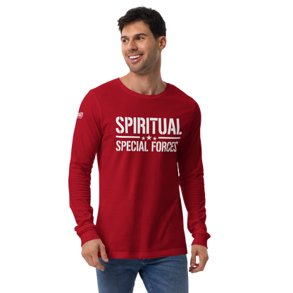Long Sleeve Tee - "Spiritual Special Forces" - Many Sizes & Colors