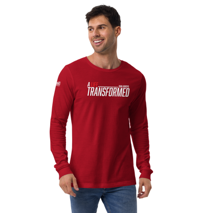 Long Sleeve Tee -  "A Life Transformed" - Many Sizes & Colors