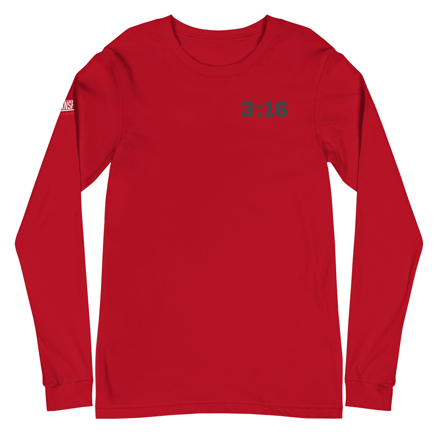 Long Sleeve Tee - "Scripture Theme - 3:16 " - Many Sizes & Colors