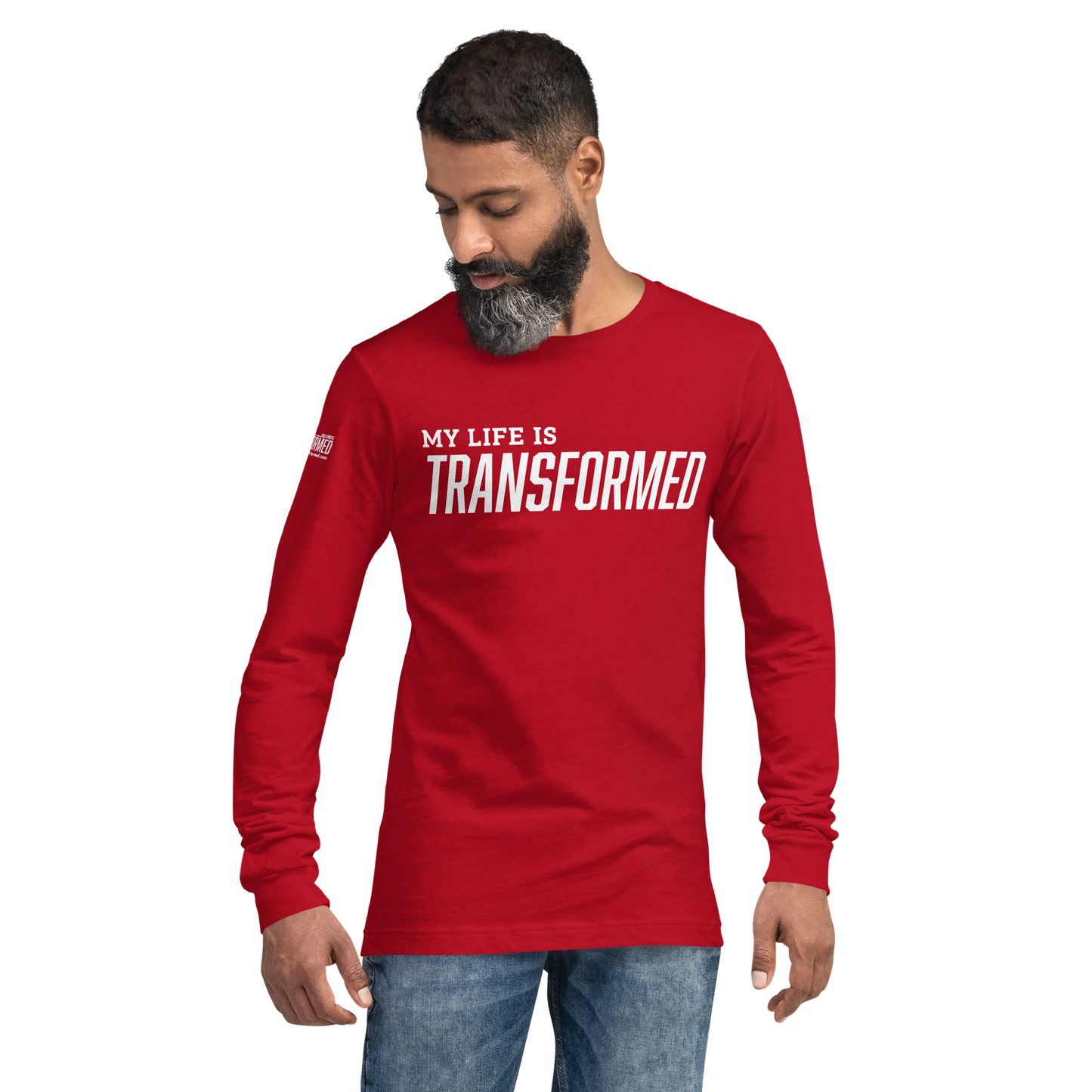 Long Sleeve Tee - "My Life is Transformed"