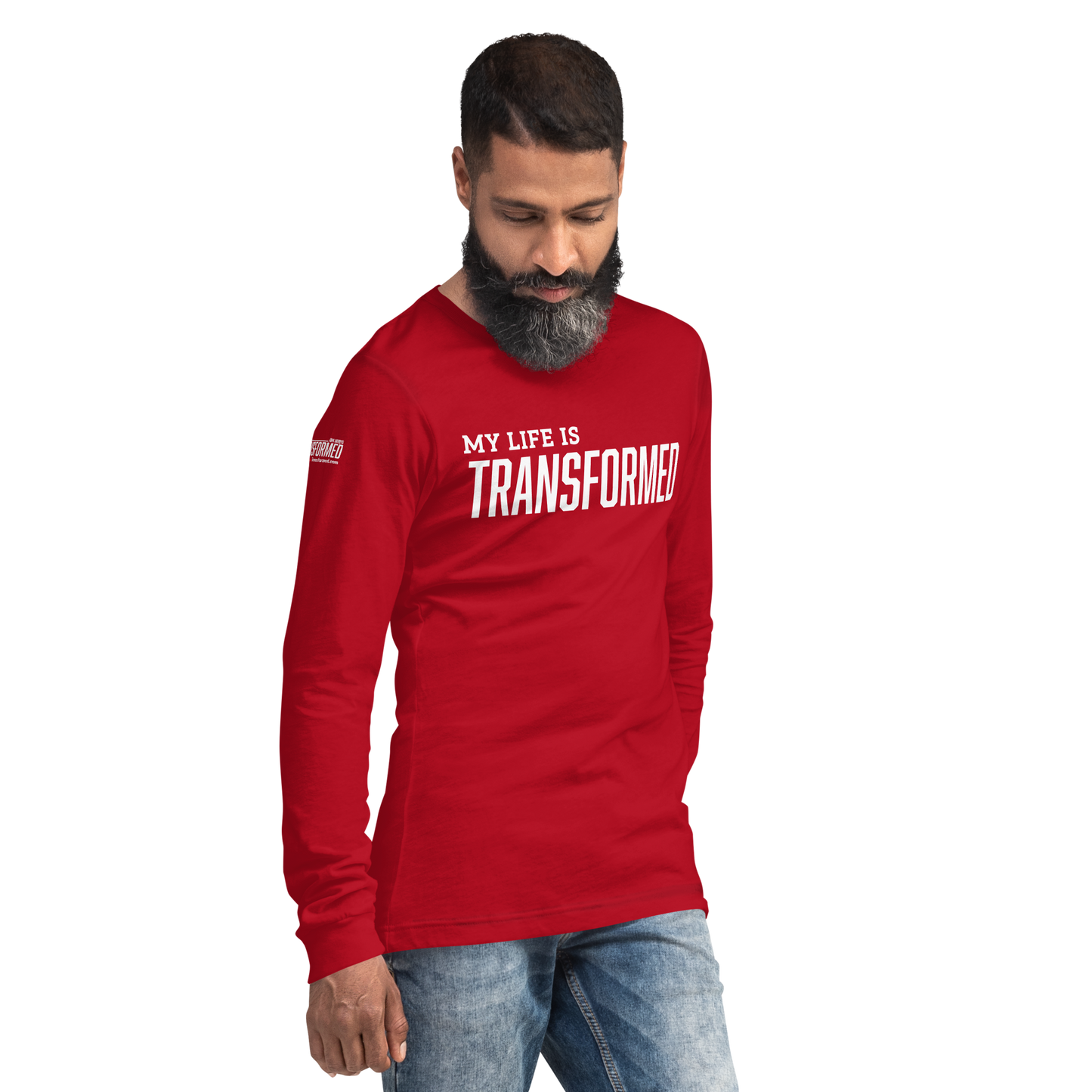 Long Sleeve Tee - "My Life is Transformed"