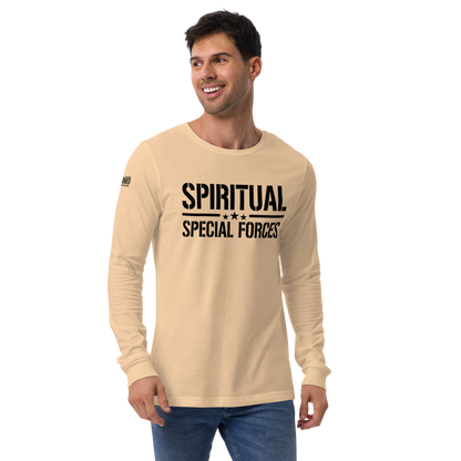 Long Sleeve Tee - "Spiritual Special Forces" - Many Sizes & Colors