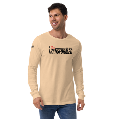 Long Sleeve Tee -  "A Life Transformed" - Many Sizes & Colors