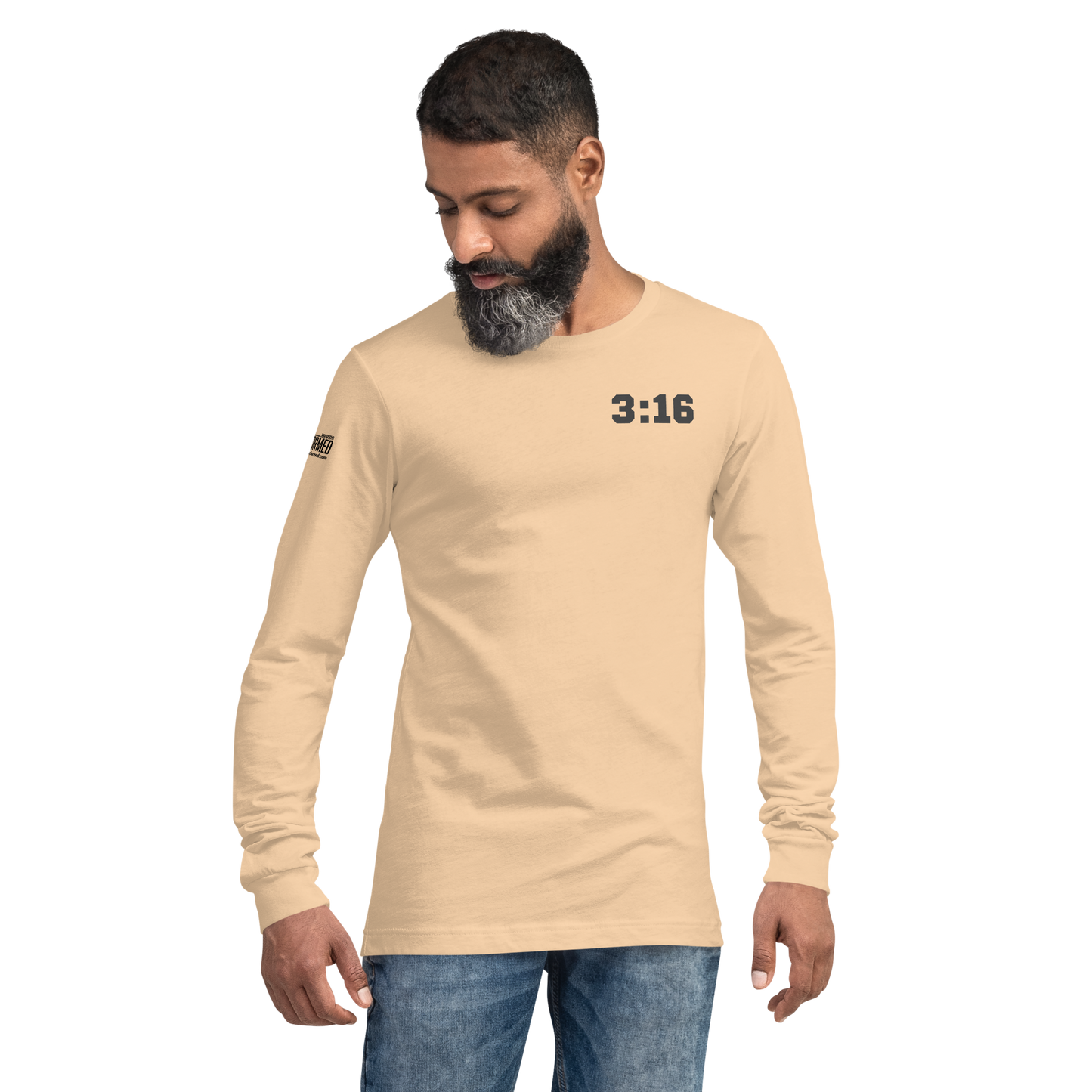 Long Sleeve Tee - "Scripture Theme - 3:16 " - Many Sizes & Colors