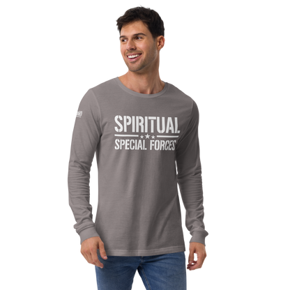 Long Sleeve Tee - "Spiritual Special Forces" - Many Sizes & Colors