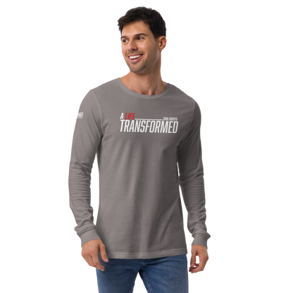 Long Sleeve Tee -  "A Life Transformed" - Many Sizes & Colors