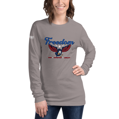 Long Sleeve Tee - ""Freedom - God - Country Legacy"