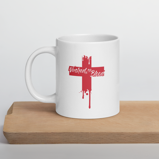 Coffee Mug - "Washed in the Blood" - 20 oz