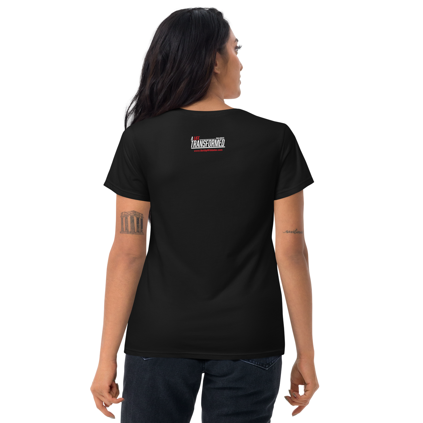 Women's Cut short sleeve t-shirt - "Alt 4:18 - Burst"