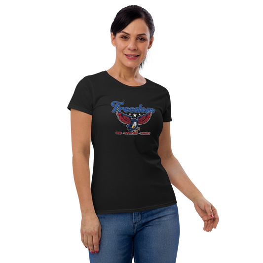 T-Shirt - "Freedom: God - Country Legacy" - Women's Cut