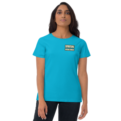 T-shirt - "Spiritual Special Forces - Name Tape" - Women's Cut Tee - Many Sizes & Colors