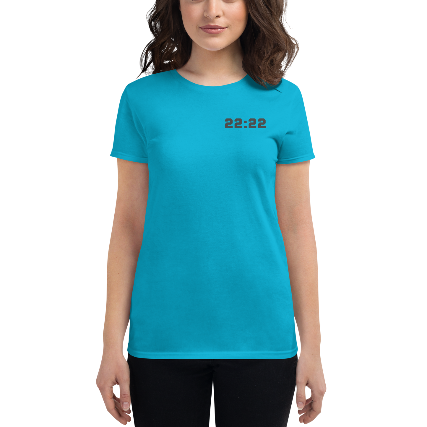 T-shirt - "Scripture Theme - 22:22 " - Woman's Cut Tee