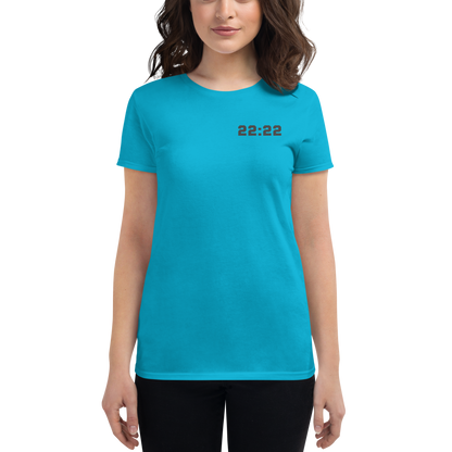 T-shirt - "Scripture Theme - 22:22 " - Woman's Cut Tee
