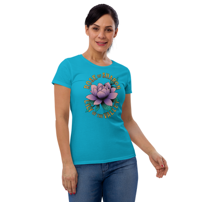 Women's Cut T-shirt - "Rose of Sharon"