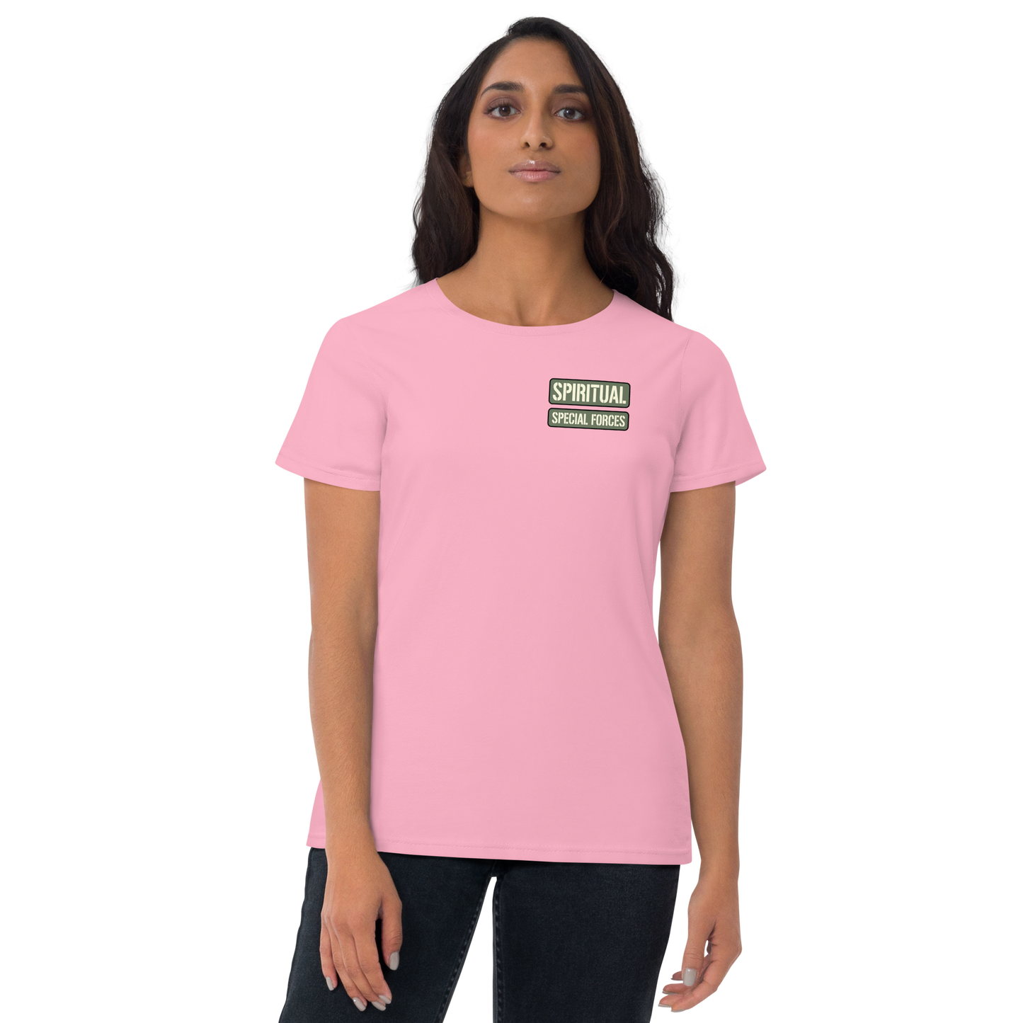 T-shirt - "Spiritual Special Forces - Name Tape" - Women's Cut Tee - Many Sizes & Colors