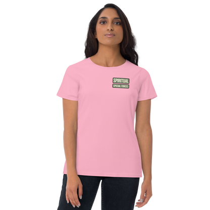 T-shirt - "Spiritual Special Forces - Name Tape" - Women's Cut Tee - Many Sizes & Colors