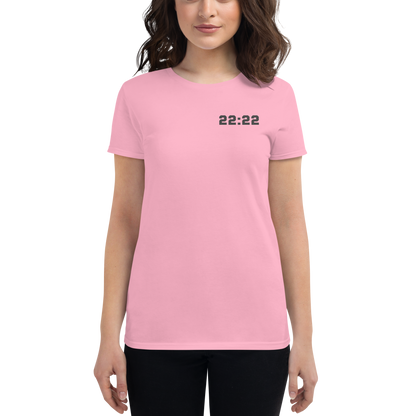 T-shirt - "Scripture Theme - 22:22 " - Woman's Cut Tee