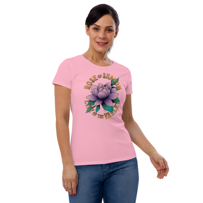 Women's Cut T-shirt - "Rose of Sharon"