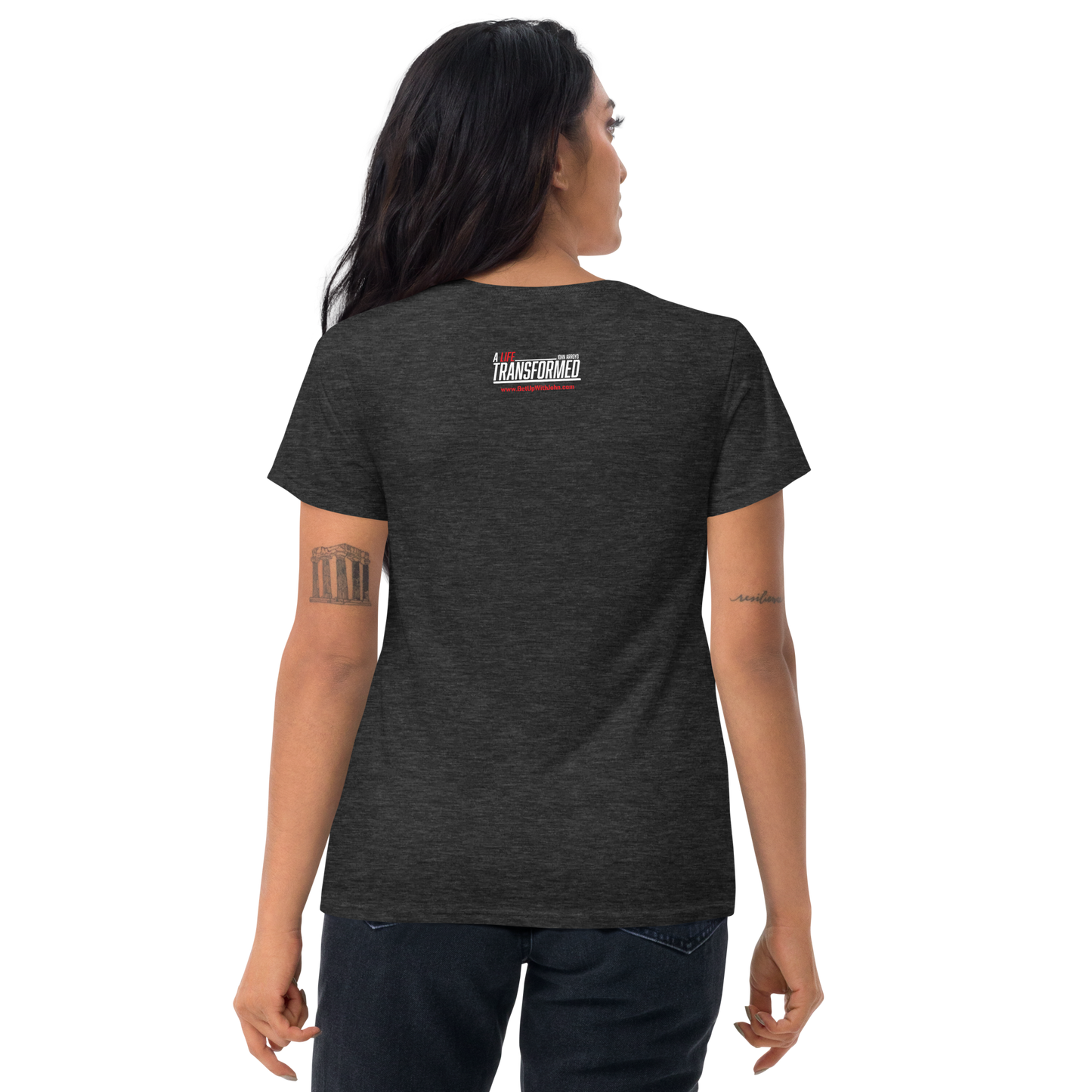 Women's Cut short sleeve t-shirt - "Alt 4:18 - Burst"