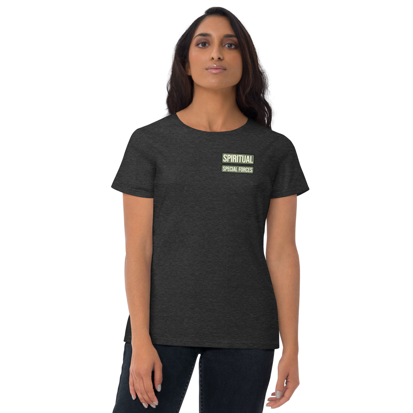 T-shirt - "Spiritual Special Forces - Name Tape" - Women's Cut Tee - Many Sizes & Colors