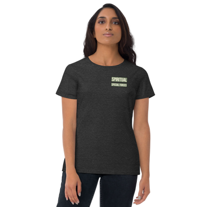 T-shirt - "Spiritual Special Forces - Name Tape" - Women's Cut Tee - Many Sizes & Colors