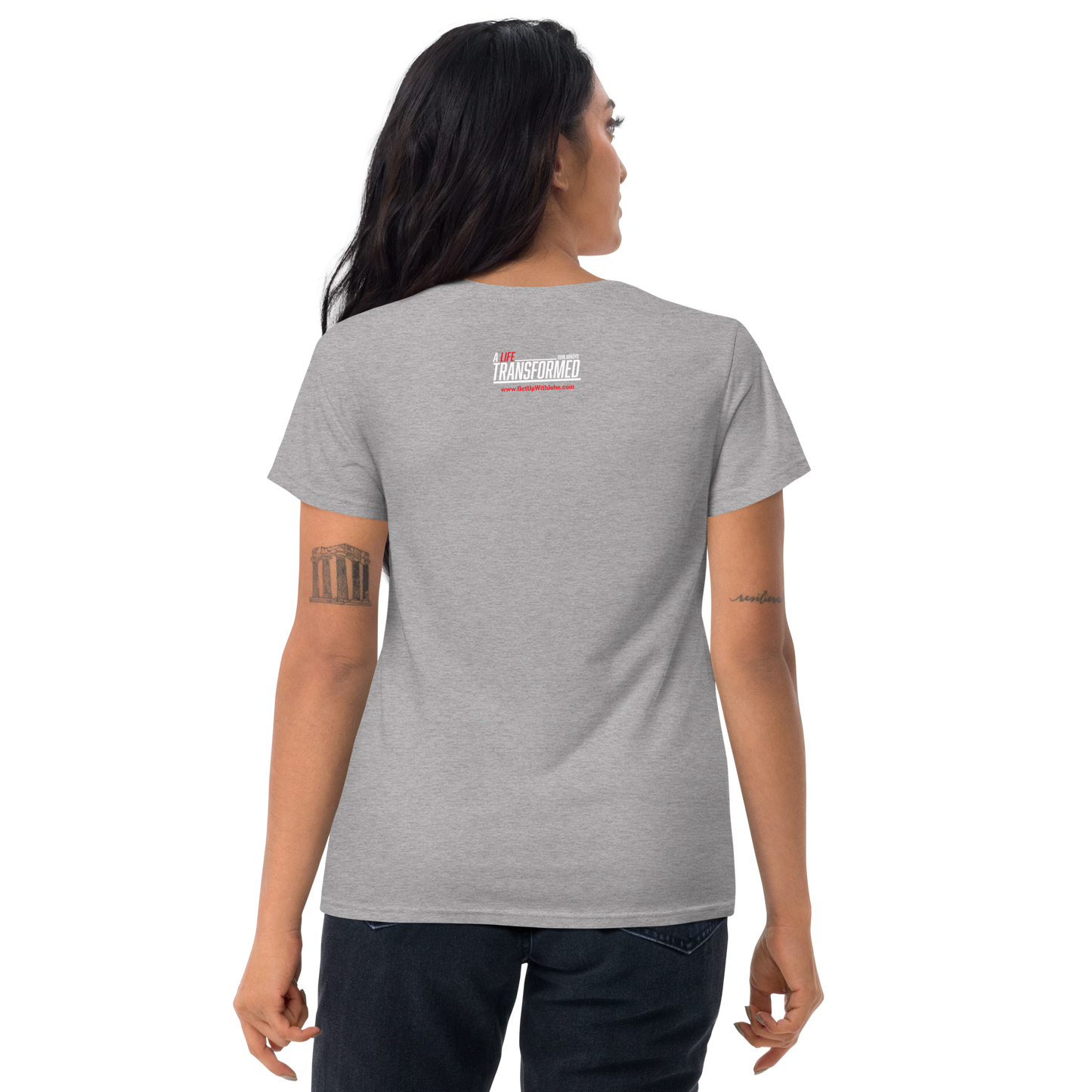 Women's Cut short sleeve t-shirt - "Alt 4:18 - Burst"