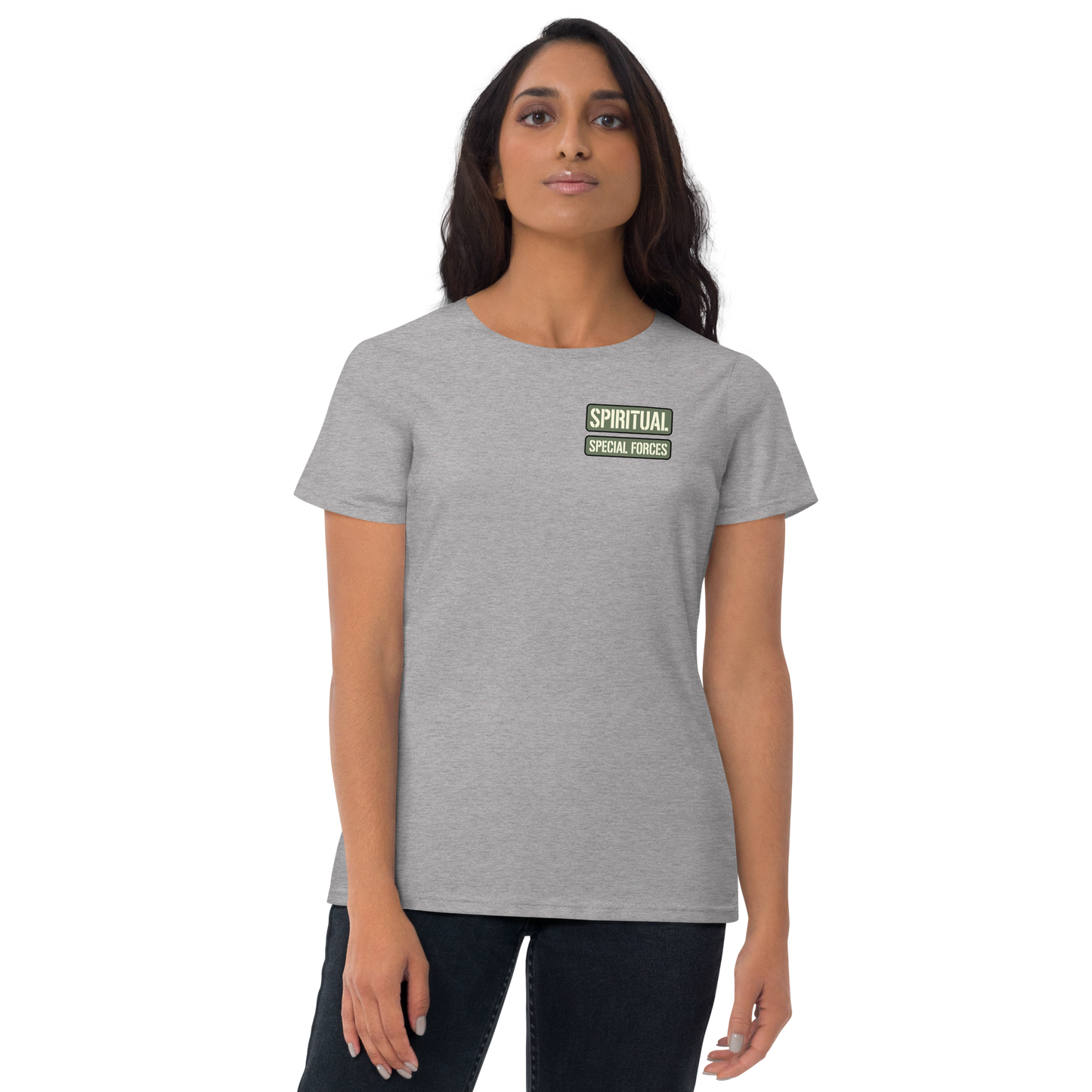 T-shirt - "Spiritual Special Forces - Name Tape" - Women's Cut Tee - Many Sizes & Colors