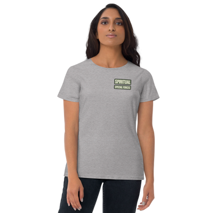T-shirt - "Spiritual Special Forces - Name Tape" - Women's Cut Tee - Many Sizes & Colors