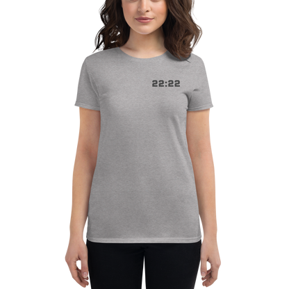 T-shirt - "Scripture Theme - 22:22 " - Woman's Cut Tee
