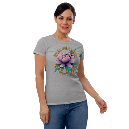 Women's Cut T-shirt - "Rose of Sharon"