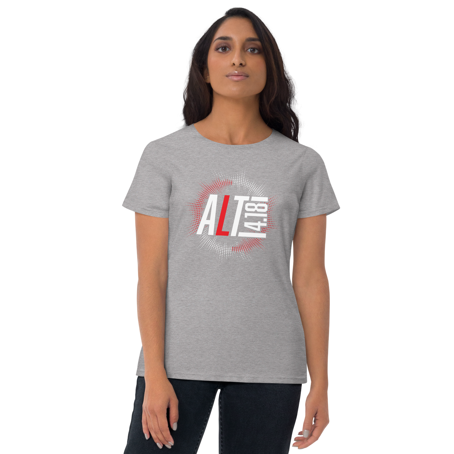 Women's Cut short sleeve t-shirt - "Alt 4:18 - Burst"