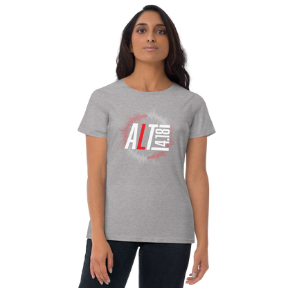 Women's Cut short sleeve t-shirt - "Alt 4:18 - Burst"